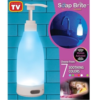 ขวดกดสบู่เหลว ขวดสบู่เหลว พร้อมไฟ LED 7 สี Soap Brite รุ่น SoapBrite-01A-J1