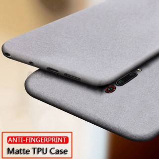 Xiaomi POCO X3 NFC M3 Mi 9T Pro CC9 CC9E A3 Mi9 SE Redmi Note 8 7 K20 Pro Matte TPU Soft Case Anti Fingerprint Silicon Cover