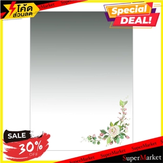 🔥HOT🔥 กระจกเงาเพ้นท์ลายกุหลาบ VM-2020 60x80 ซม. กระจกพ่นทราย DECORATIVE BATHROOM MIRROR VM-2020 60X80CM ROSE PAINTED PAT