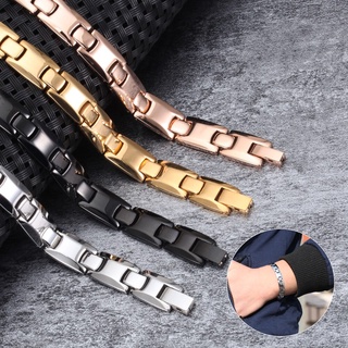 Magnetic Health Bracelet Men Black Energy Steel Male Chain Link Magnet Health for Women