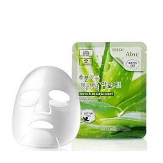 !!Hot Sale!![3W CLINIC] Fresh Aloe Mask 23ml