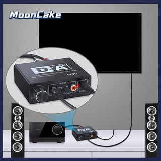 Moon HIFI อะแดปเตอร์แปลงเสียงดิจิตอล โคแอ็กเชียล Toslink RCA L/R