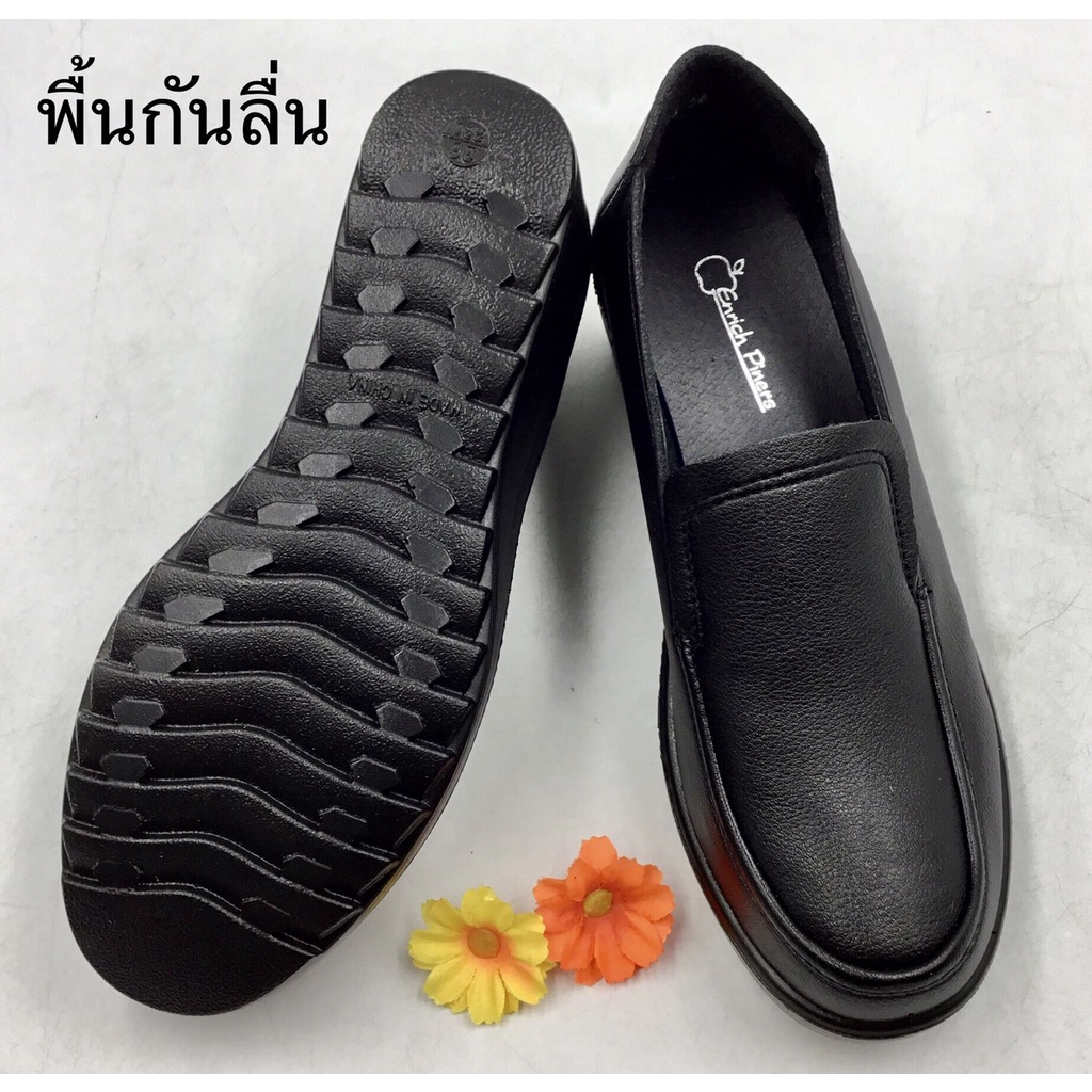 รองเท้าคัทชูผู้หญิง (SIZE 35-40) หนังนิ่ม (รุ่น C397) รองเท้าทางการ (มาใหม่)