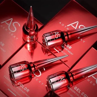สีเจล AS 15ml.ฝาแหลม โทนพาสเทล No.APO 01-09 new