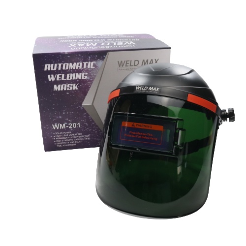 หน้ากากเชื่อม WM-201 WELDMAX หน้ากากเชื่อมออโต้ มีเซนเซอร์ 2 จุด