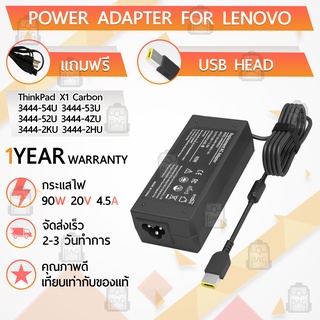 สายชาร์จ คอม อะแดปเตอร์ Lenovo 20V 4.5A อะแดปเตอร์คอม Charger Adapter Power Supply Lenovo L440 L450 S431 T440 โน๊ตบุ๊ค