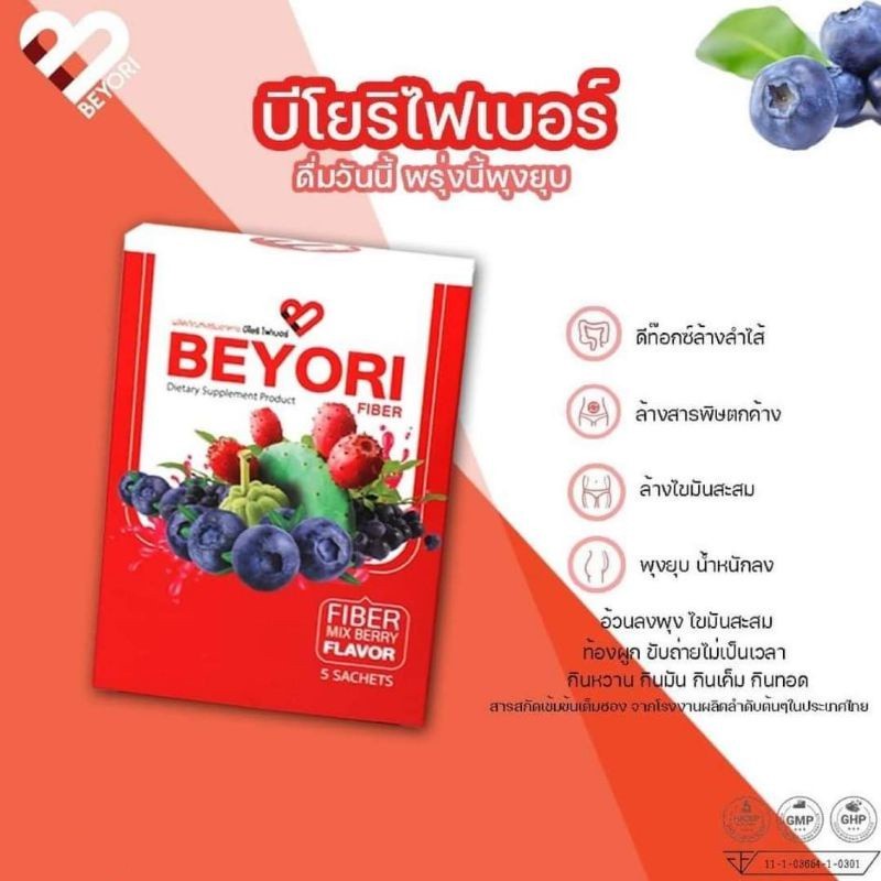 ดีท๊อกซ์แม่มุ้ยกินแซ่บ บีโยริ ไฟเบอร์ BEYORI FIBER