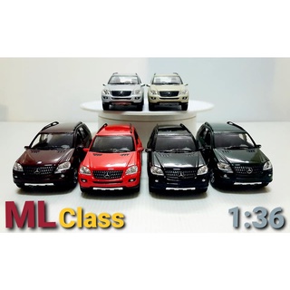 โมเดลรถเบ๊นซ์ ML Class Scale 1:36 ความยาวรถ 5 นิ้ว (เท่าฝ่ามือ)โมเดลรถเหล็ก รถโมเดล งานลิขสิทธิ์แท้แบรนด์ Kinsmart