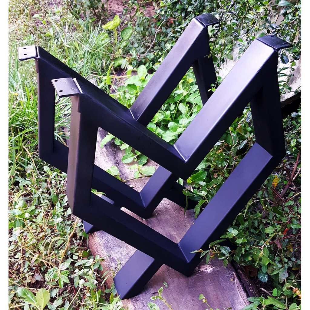 Pradoo'Siam ขาเก้าอี้ ขาโต๊ะเหล็ก ขาโต๊ะ ขาม้านั่ง 1ชุด(2ตัว) ทรงหัวใจ Heart Model รุ่นPS-124 สูง 40