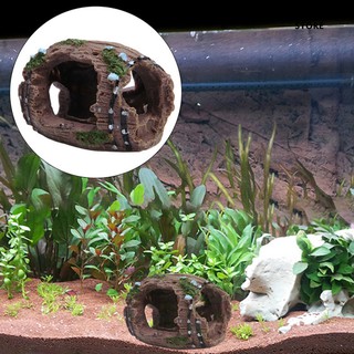 สัตว์เลี้ยงเครื่องประดับ Aquarium Resin Artificial Resin Barrel Fish Tank Landscaping Decoration