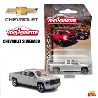 โมเดลรถกระบะ CHEVROLET SILVERADO ลิขสิทธิ์แท้ Majorette สเกล1/64 รถกระบะ โมเดลรถ ปิคอัพ PICKUP โมเดลรถเหล็ก