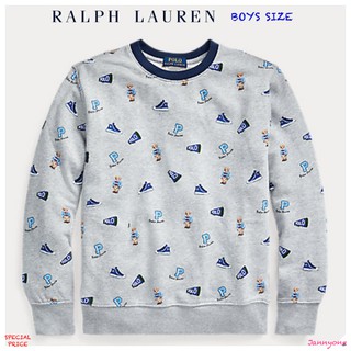 RALPH LAUREN POLO BEAR COTTON SWEATSHIRT ( เด็กโตผู้ชายอเมริกาอายุ 8-20 ปี )