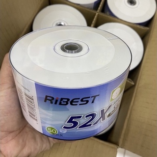 CD-R RIBEST (50/Pack) Printable. พิมพ์ภาพบนแผ่นได้