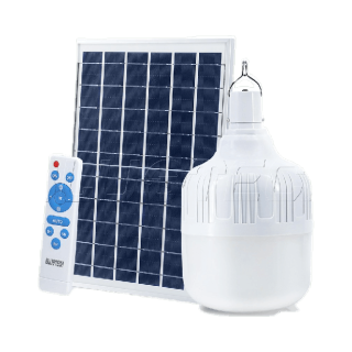 Bluetech USA ไฟตุ้ม ไฟตุ้มโซล่าเซลล์ ไฟโซล่าเซลล์ Solar Light Solar Cell ขนาด 150วัตต์ สี ขาว (White) / วอร์มไวท์ (Warm)