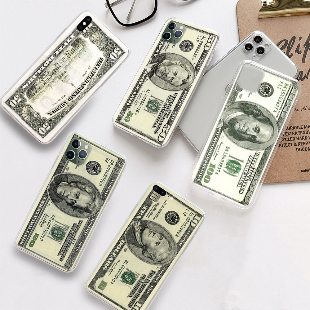 D-60 Dollar Soft TPU Case เข้ากันได้กับ Xiaomi Redmi Note 10s 8 10 Pro Max