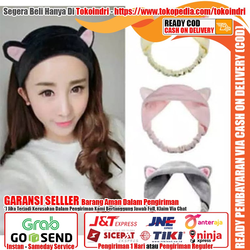 FACE HEADSET FACE HEADSET HAIR PROTECTION HEADSET CAT HEADBAND