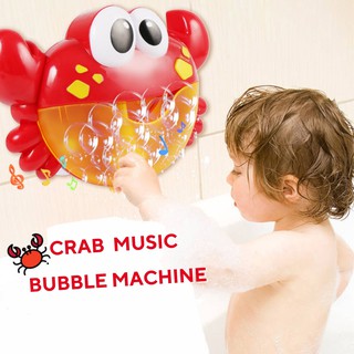 ปูเป่าฟอง Crab Bubble เครื่องเป่าฟองรูปปู ของเล่นในน้ำเด็กขี้เล่นอาบน้ํา เด็กขี้ฉ่ําของผู้หญิงทําฟองสบู่