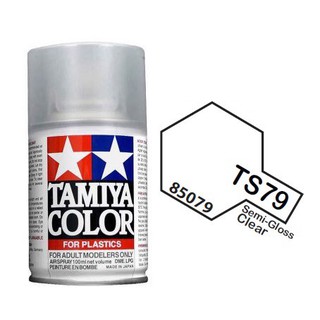 TAMIYA 85079 TS-79 SEMIGLOSS CLEAR สีสเปรย์ทามิย่า พ่นงานโมเดล