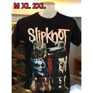 เสื้อวง Slipknot แขนสั้น ผ้าคอตตอน100 %