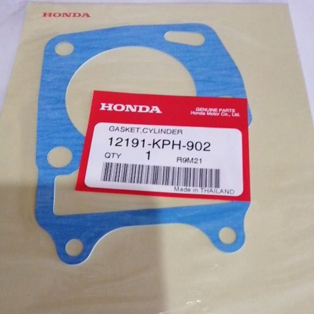 ปะเก็นเสื้อสูบ WAVE-125S (แท้ศูนย์) KPH ใช้กับ Wave-125R/ Wave-125X/ Wave-125i (05-09)ไฟเลี้ยวหน้าติดตรงบังลมหน้า/แผ่นละ