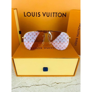 แว่นตา lv แบรนด์ sunglasses uv400 ปั้มครบทุกจุด original grade ดีสุด