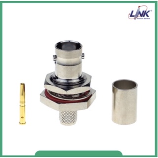 Link UC-0036 BNC JACK RG 6, Bulkhead, CRIMP Type คีมบีบแน่น UC-8116 รหัสสินค้า UC-0036