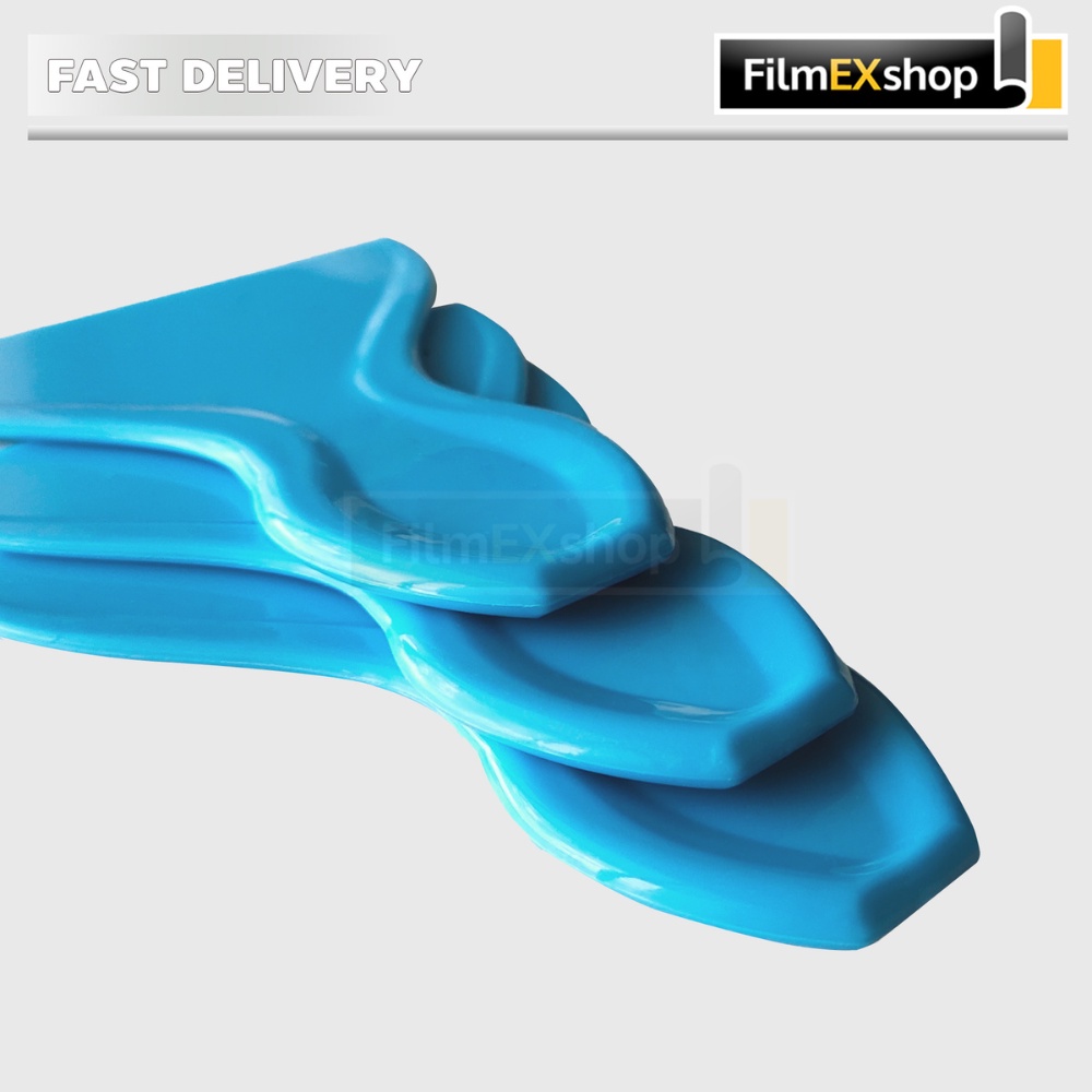 เกียงรีดฟิล์ม อุปกรณ์ติดฟิล์มกรองแสง เครื่องมือช่างฟิล์ม WR12  Heat Resist Plastic Squeegee Window Tint Tool - รูปที่ 2