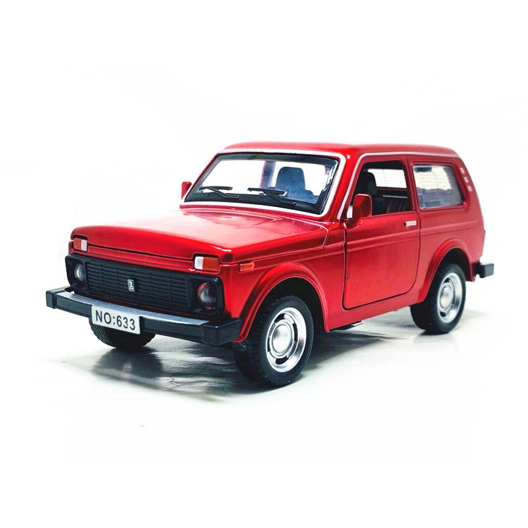 Voiture Miniature LADA Classique 1/32 - Alliage, Avec Son Et Lumière, Marche Arrière