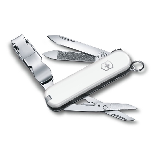 Victorinox Nail Clip 580 - Small Pocket Knife with Nail Clipper (0.6463.7) White | ที่ตัดเล็บ อุปกรณ์ตกแต่งเล็บ