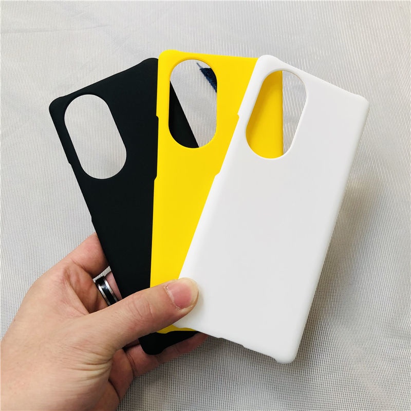 ฝาหลังพลาสติกแข็งบางพิเศษสําหรับ Huawei P50 P40 Pro Plus Lite เคส Matte Shield ปกป้องเคสโทรศัพท์