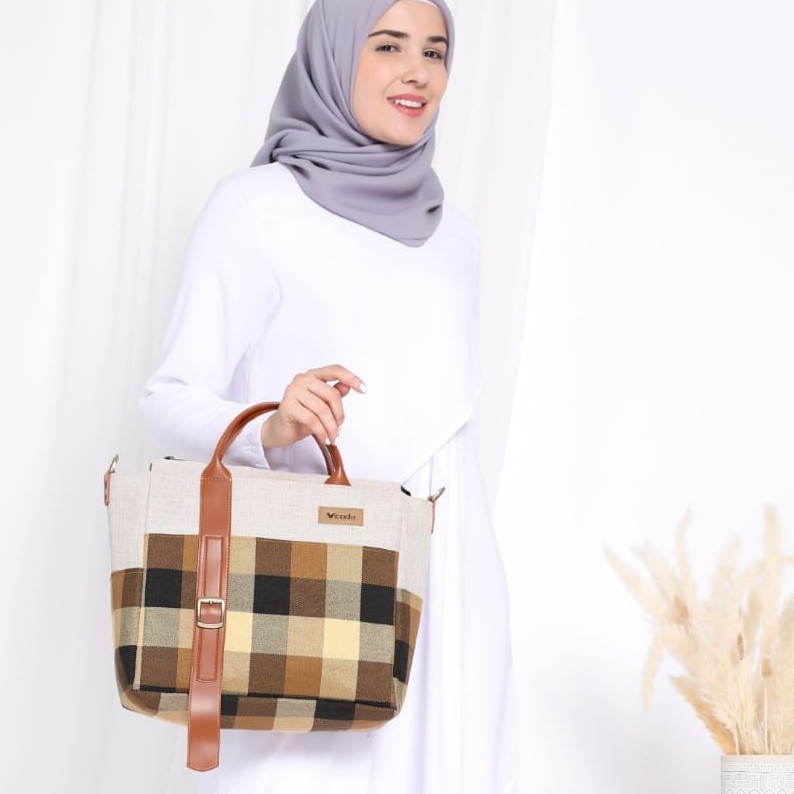 กระเป๋าโท้ตมัลติฟังก์ชั่นแฮนด์เมดแบรนด์ Mammora Vcode Oxibag Square กระเป๋าทํางานวิทยาลัยสวยงาม