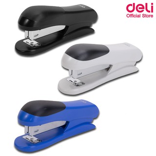 Deli 0355 Stapler Set ชุดเครื่องเย็บกระดาษ 25 แผ่น แพ็ค 12 ชิ้น เครื่องเย็บกระดาษ ที่เย็บกระดาษ อุปกรณ์สำนักงาน แม็ก แม็