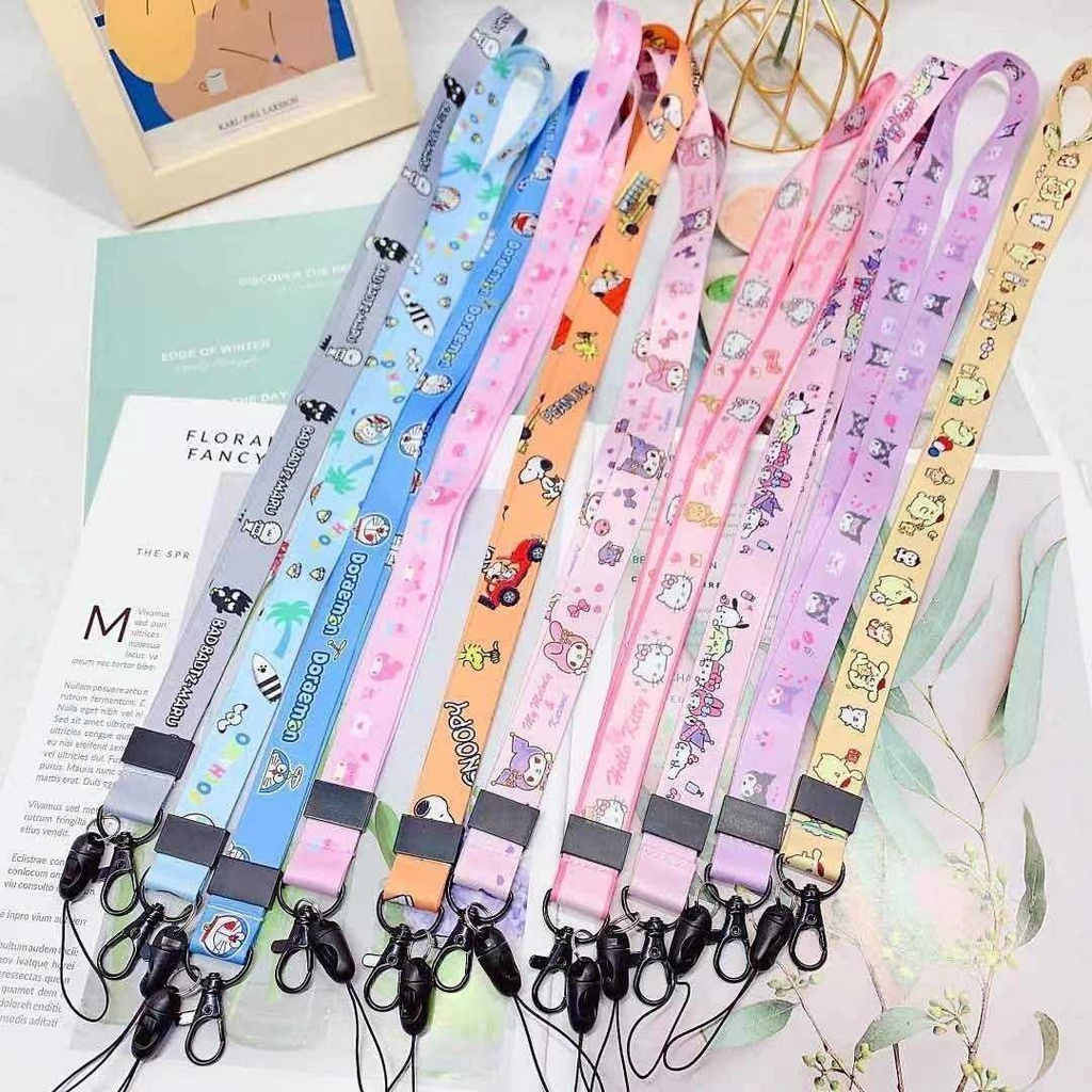 สายคล้องบัตร คล้องกล่องสเปร์ห้อยคอ ความหนา 2 cm ยาวทั้งเส้น 90 cm