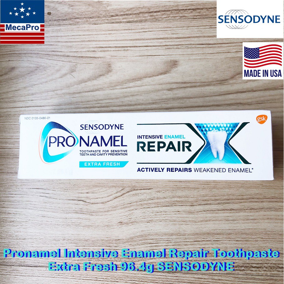 SENSODYNE® Pronamel® Intensive Enamel Repair Toothpaste, Extra Fresh 96.4g ยาสีฟัน เซ็นโซดายน์ เป็นสูตรการดูแลเคลือบฟัน