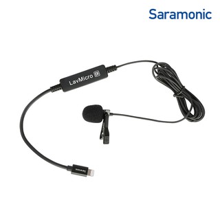 Saramonic Lavalier mic for iOS devices with signal converter and lightning connector