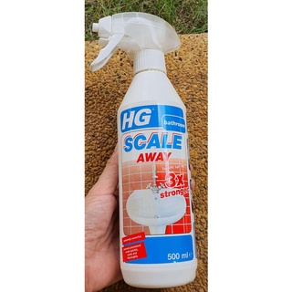 HG น้ำยาขจัดคราบหินปูนห้องน้ำ HG 500ml SCALE AWAY 3X