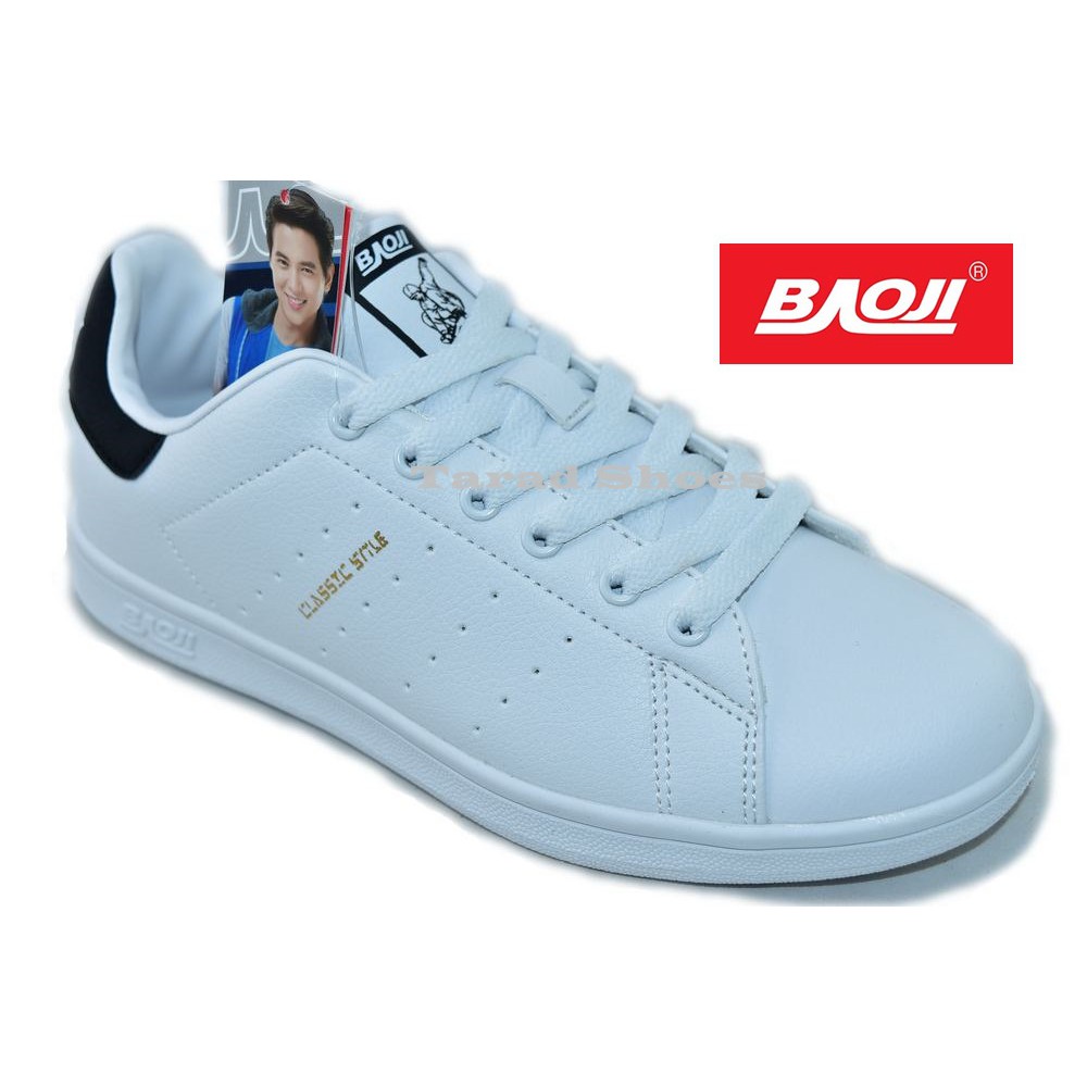 (White/Black) รุ่น Baoji รองเท้าผ้าใบผู้หญิง BJW317