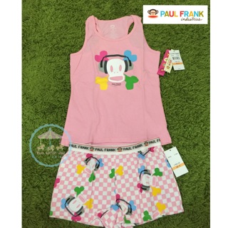 แท้ 100% จากอเมริกา!! PAUL FRANK - Miss Skurvy Pajamas Pink Tank Set ไซส์ 7/8 (XS)