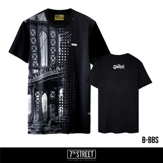 7th Street เสื้อโอเวอร์ไซส์ รุ่น Brooklyn Bridge Steel