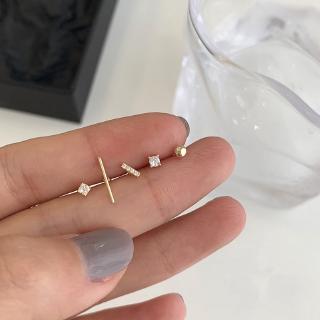 ชุดต่างหู ชุบเงิน 925 จำนวน 5 ชิ้น/ ชุด