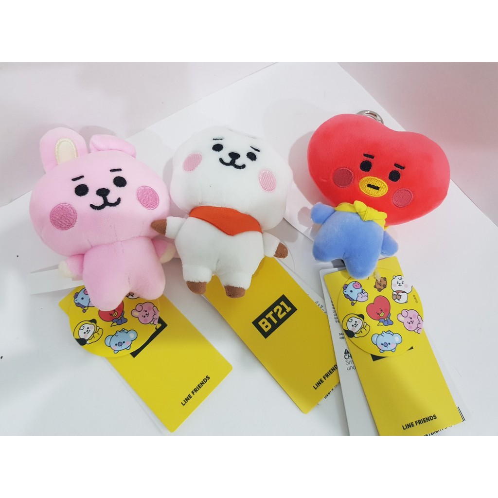 พฺร้อมส่ง BTS BT21 - BABY KEYCHAIN พวงกุญแจ พวงกุญแจน่ารักๆ นำเข้าจากประเทศเกาหลี ของแท้ 100% จาก LI