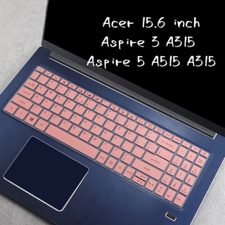 แผ่นฟิล์มซิลิโคนติดแป้นพิมพ์แล็ปท็อป สําหรับ Acer 15.6 นิ้ว Aspire 3 A315 Aspire 5 A515 A315-42 A315-55 A315-23 A315-34 A315-57G A315-55G 3P50