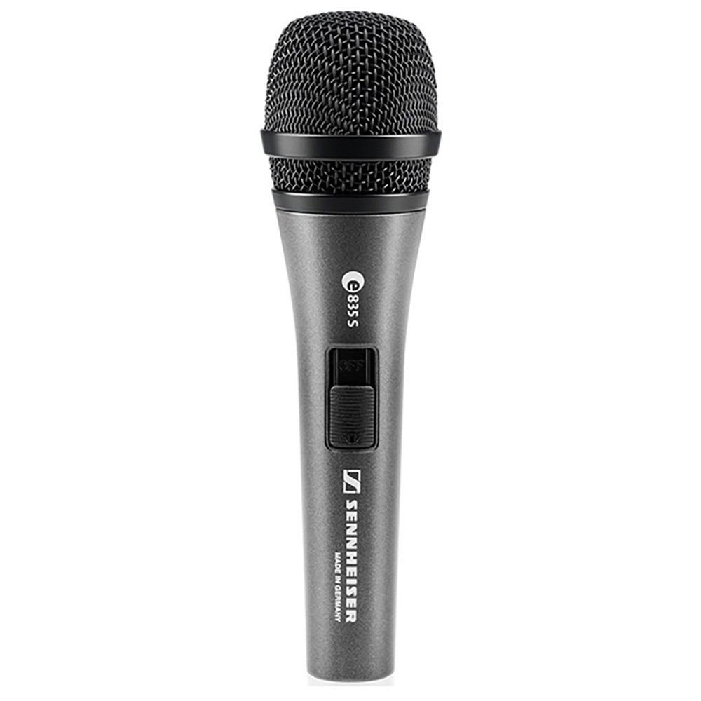 [ใส่โค้ดลด 1000บ.] (จัดส่งด่วนทันที) Sennheiser e835 / e835S แถมฟรีหัวจับไมค์ ซองใส่ มีสวิทช์เปิด-ปิด