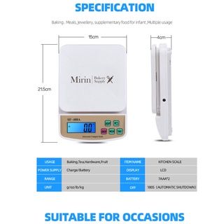 เครื่องชั่ง ตาชั่ง ดิจิตอล  เครื่องชั่งดิจิตอล SF-400A ชั่งได้ 7 kg สีขาว