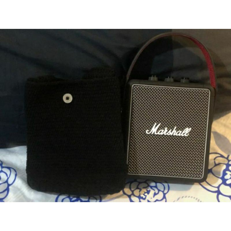 กระเป๋าถักไหมพรมกระเป๋าลำโพง marshall stockwell 2