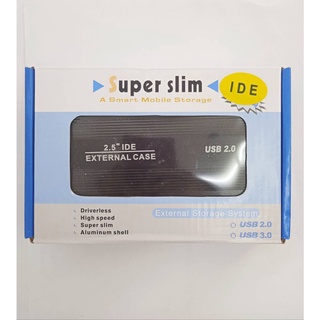 กล่องใส่ฮาร์ดดิสรุ่นเก่า IDE ขนาดของโน้ตบุ๊ค 2.5 มีน็อตแถมให้ มีความแข็งแรงทนทาน ใช้งานได้จริง