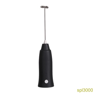 [spl]Electric Milk Frother ABS Portable Handheld Foamer Battery-powered Drink Maker Egg Beater Household Cream Blender