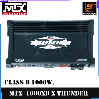 เพาเวอร์แอมป์คลาสดี  MTX รุ่น 1000XD X THUNDER CLASS D 1000วัตต์ ขับเบส แรง นุ่ม