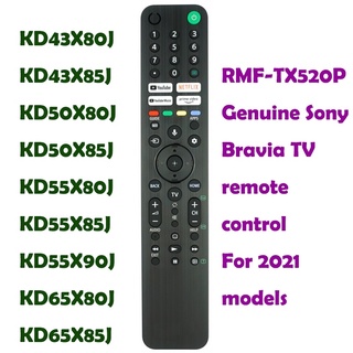 Rmf-tx520p รีโมตคอนโทรลทีวี สําหรับ Sony Bravia 2021 KD43X80J KD43X85J KD50X80J KD50X85J KD55X80J