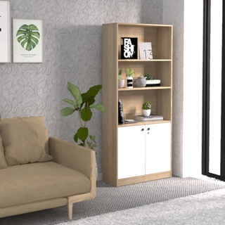 Inhome Furniture ชั้นวางหนังสือ ตู้เก็บเอกสาร W80×D30×H180 รุ่น SS-8020 Inhome Furniture Book Shelves W80×D30×H180